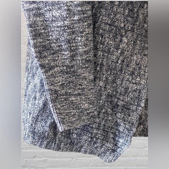 BANANA REPUBLIC Women’s Heathered Blue Grey Open Cardigan Knit Sweater Sz M - Picture 4 of 6